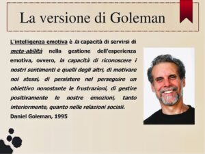 Intelligenza emotiva schema di Goleman. Dr. massimo Franco