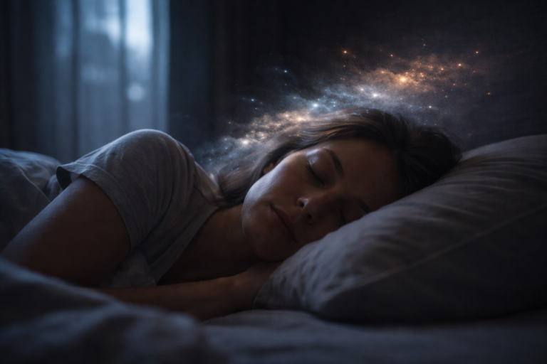 Cosa sono i sogni: attività della mente durante il sonno notturno, rappresentata in modo fotorealistico