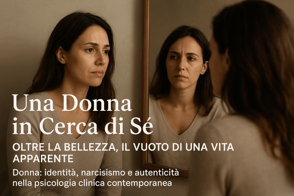 Donna in cerca di sé, oltre la bellezza e il vuoto, identità e autenticità psicologica